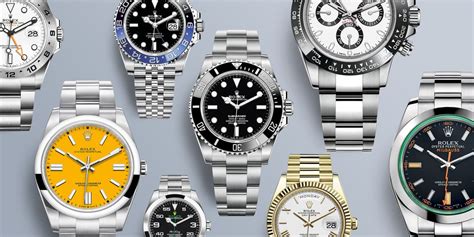 different types of mens rolex watches